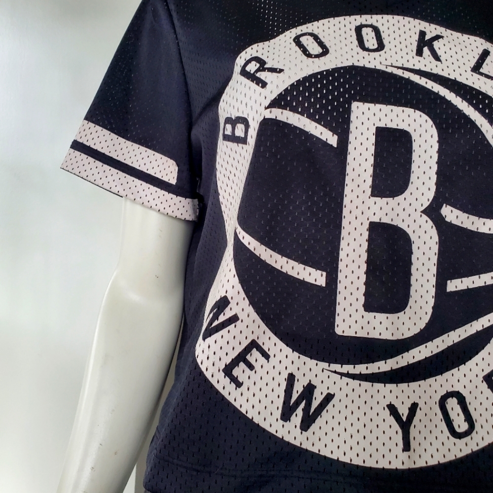 Crop Top Brooklyn Nets NY Mesh Top